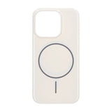 iPhone 15 Pro Deksel TPU MagSafe Glatt Hvit