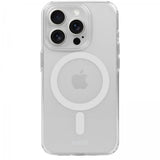 holdit iPhone 15 Pro Deksel MagSafe Case Hvit Transparent