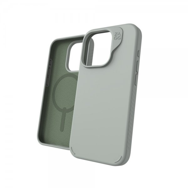Zagg iPhone 15 Pro Deksel Manhattan Snap Sage
