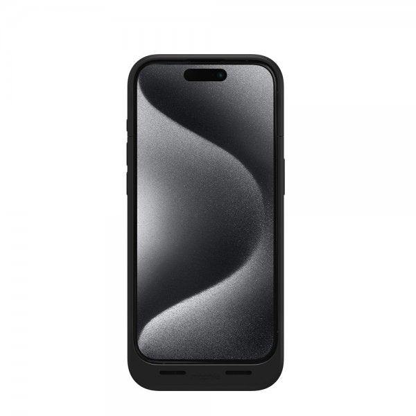 Mophie iPhone 15 Pro Deksel med innebygd Powerbank Juice Pack Svart