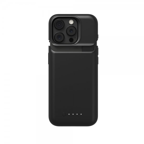 Mophie iPhone 15 Pro Deksel med innebygd Powerbank Juice Pack Svart