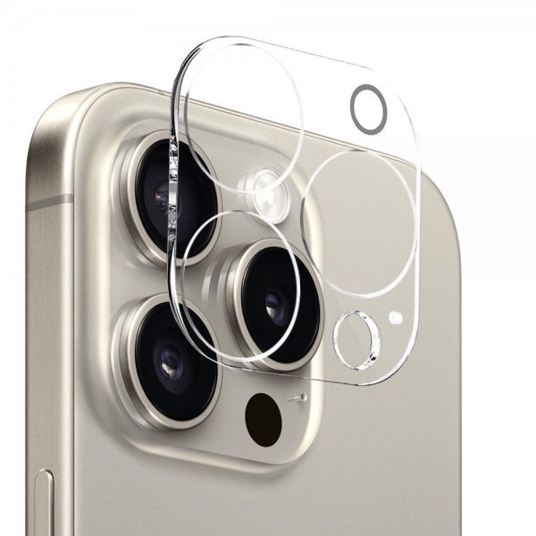 Northjo iPhone 15 Pro Deksel med Skjermbeskytter og Kamerabeskytter 3-i-1