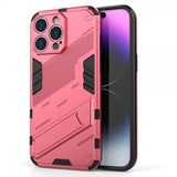 iPhone 15 Pro Deksel med Stativ Magenta