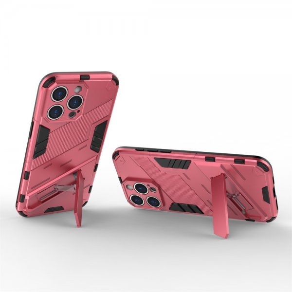 iPhone 15 Pro Deksel med Stativ Magenta