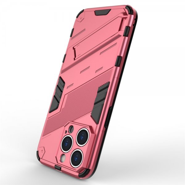 iPhone 15 Pro Deksel med Stativ Magenta