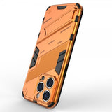 iPhone 15 Pro Deksel med Stativ Oransje
