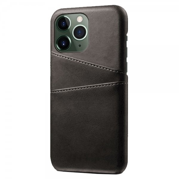iPhone 15 Pro Deksel med To Kortlommer Svart
