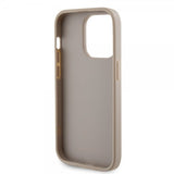 Guess iPhone 15 Pro Deksel Metal Logo Strass Gull