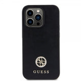 Guess iPhone 15 Pro Deksel Metal Logo Strass Svart