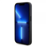 Guess iPhone 15 Pro Deksel Metal Logo Strass Svart