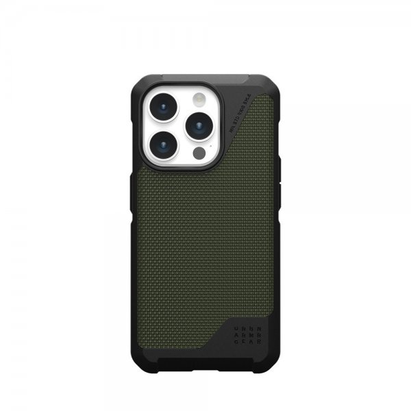 Urban Armor Gear (UAG) iPhone 15 Pro Deksel Metropolis LT MagSafe Kevlar Olive