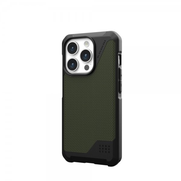 Urban Armor Gear (UAG) iPhone 15 Pro Deksel Metropolis LT MagSafe Kevlar Olive