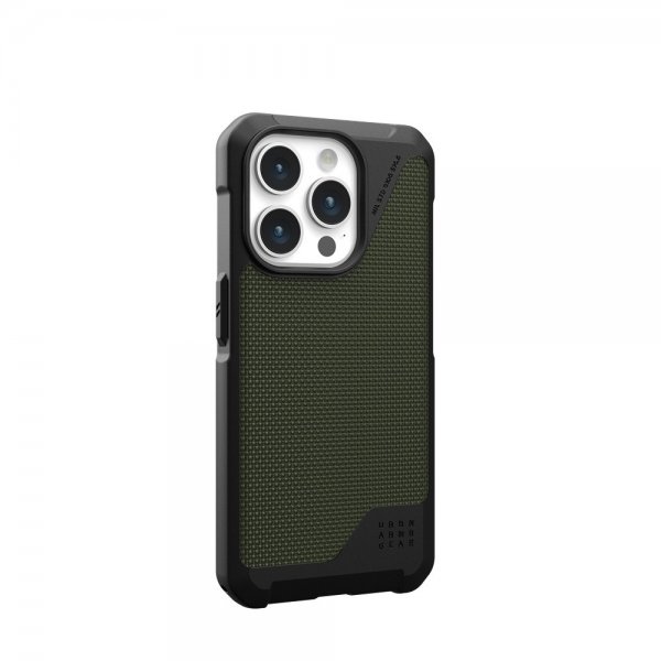 Urban Armor Gear (UAG) iPhone 15 Pro Deksel Metropolis LT MagSafe Kevlar Olive