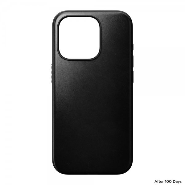 Nomad iPhone 15 Pro Deksel Modern Leather Case Horween Svart