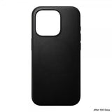 Nomad iPhone 15 Pro Deksel Modern Leather Case Svart