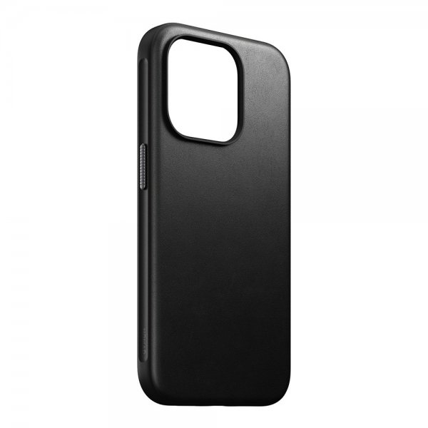 Nomad iPhone 15 Pro Deksel Modern Leather Case Svart