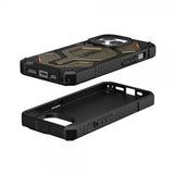Urban Armor Gear (UAG) iPhone 15 Pro Deksel Monarch Pro MagSafe Kevlar Element Green