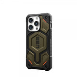 Urban Armor Gear (UAG) iPhone 15 Pro Deksel Monarch Pro MagSafe Kevlar Element Green