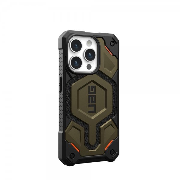 Urban Armor Gear (UAG) iPhone 15 Pro Deksel Monarch Pro MagSafe Kevlar Element Green