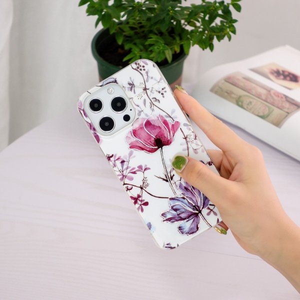 iPhone 15 Pro Deksel Motiv Lotus