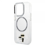 Karl Lagerfeld iPhone 15 Pro Deksel NFT Karl & Choupette Transparent