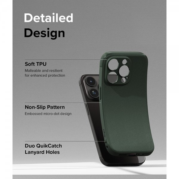 Ringke iPhone 15 Pro Deksel Onyx Dark Green