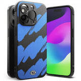 Ringke iPhone 15 Pro Deksel Onyx Design Blue Brush