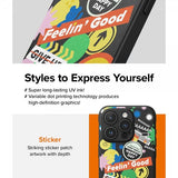 Ringke iPhone 15 Pro Deksel Onyx Design Sticker