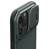 Spigen iPhone 15 Pro Deksel Optik Armor MagFit Abyss Green
