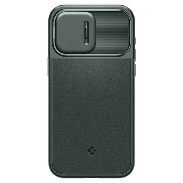 Spigen iPhone 15 Pro Deksel Optik Armor MagFit Abyss Green