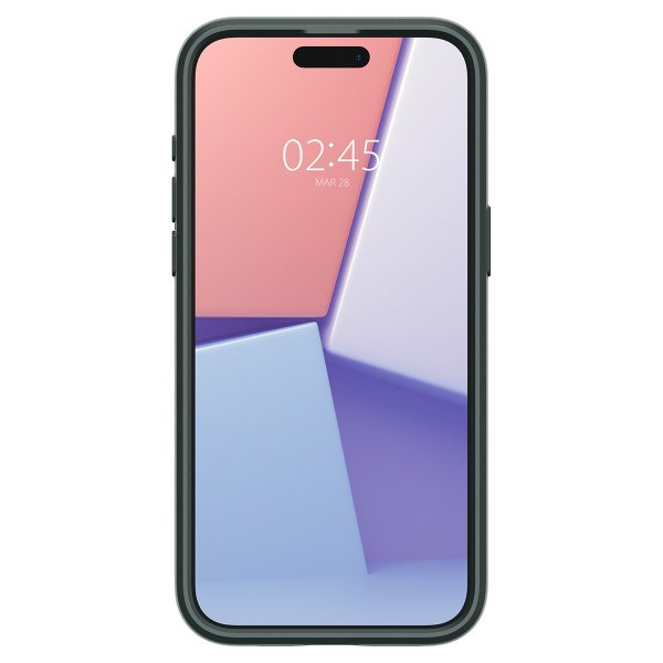 Spigen iPhone 15 Pro Deksel Optik Armor MagFit Abyss Green