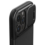 Spigen iPhone 15 Pro Deksel Optik Armor MagFit Svart