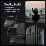 Spigen iPhone 15 Pro Deksel Optik Armor MagFit Svart