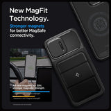 Spigen iPhone 15 Pro Deksel Optik Armor MagFit Svart