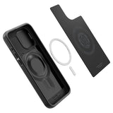 Spigen iPhone 15 Pro Deksel Optik Armor MagFit Svart