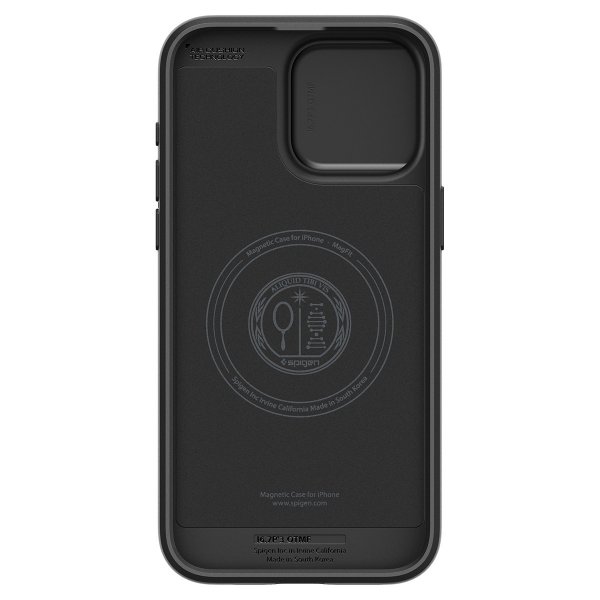 Spigen iPhone 15 Pro Deksel Optik Armor MagFit Svart