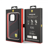 Ferrari iPhone 15 Pro Deksel Perforert Svart