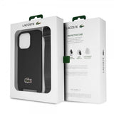 Lacoste iPhone 15 Pro Deksel Petit Pique Logo Strap Svart