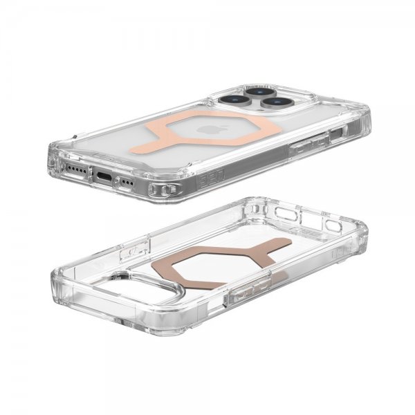 Urban Armor Gear (UAG) iPhone 15 Pro Deksel Plyo MagSafe Ice Rose Gold