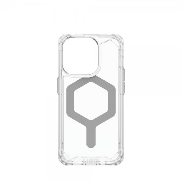 Urban Armor Gear (UAG) iPhone 15 Pro Deksel Plyo MagSafe Ice Sølv