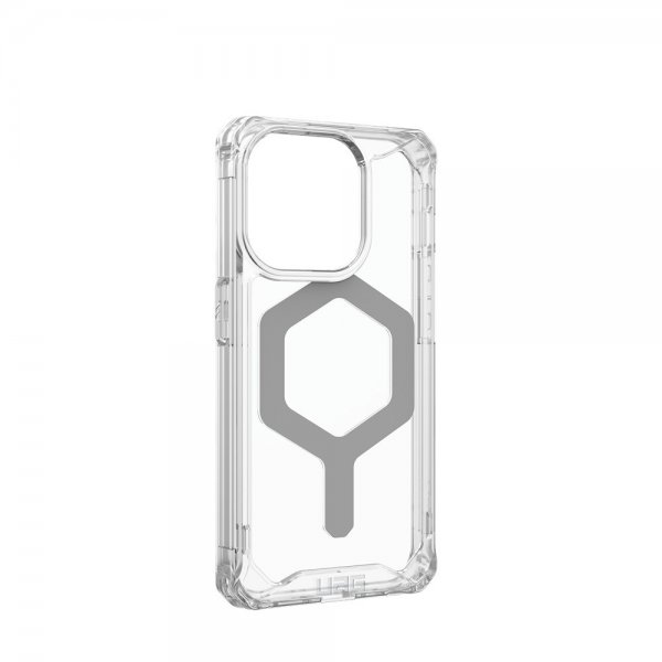 Urban Armor Gear (UAG) iPhone 15 Pro Deksel Plyo MagSafe Ice Sølv