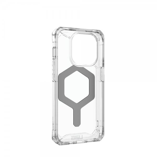 Urban Armor Gear (UAG) iPhone 15 Pro Deksel Plyo MagSafe Ice Sølv