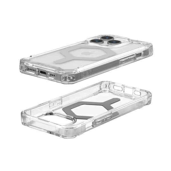 Urban Armor Gear (UAG) iPhone 15 Pro Deksel Plyo MagSafe Ice Sølv