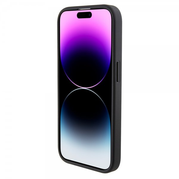 Karl Lagerfeld iPhone 15 Pro Deksel Quilted K Pattern Svart