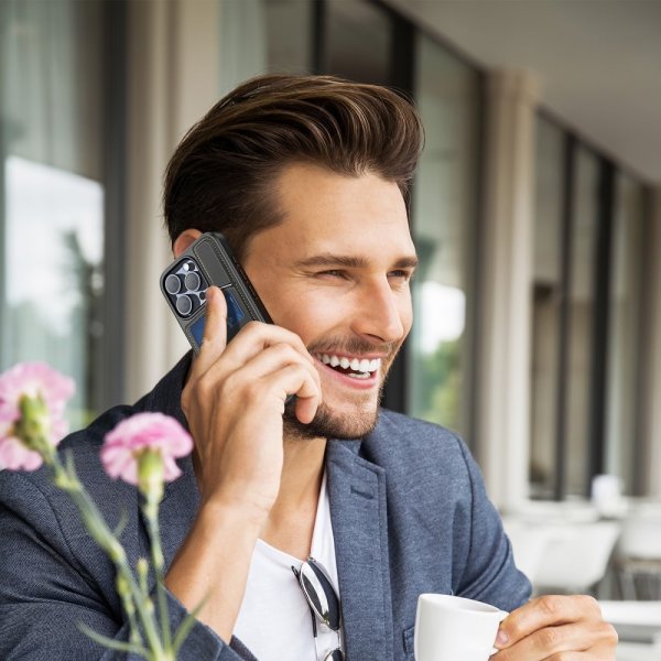 Dux Ducis iPhone 15 Pro Deksel Rafi II Series MagSafe Svart