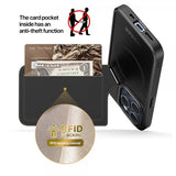 Dux Ducis iPhone 15 Pro Deksel Rafi II Series MagSafe Svart