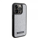 Karl Lagerfeld iPhone 15 Pro Deksel Rhinestone Sølv