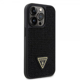 Guess iPhone 15 Pro Deksel Rhinestone Svart