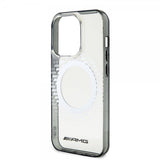 Mercedes Benz iPhone 15 Pro Deksel Rhombus Pattern MagSafe AMG Transparent