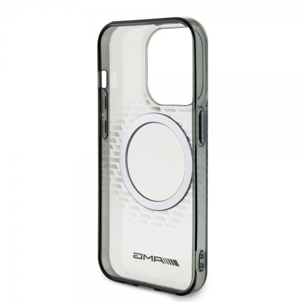 Mercedes Benz iPhone 15 Pro Deksel Rhombus Pattern MagSafe AMG Transparent